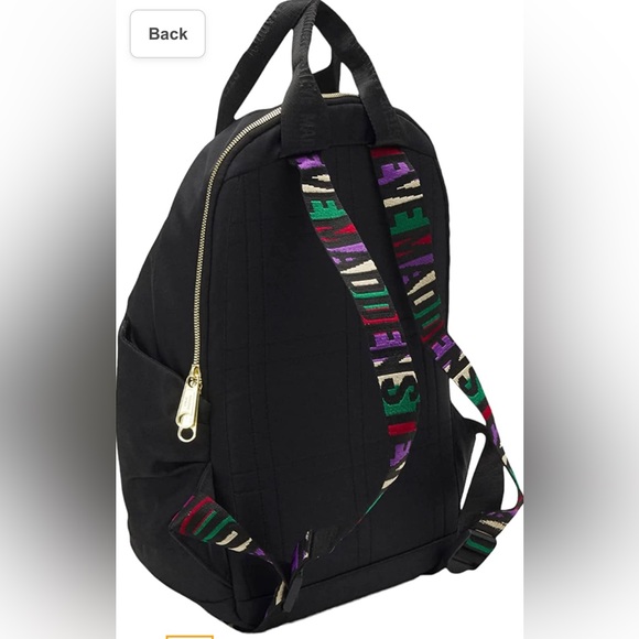 Steve Madden BTristian Backpack (Black); 12" x Height 17" x Depth 6" ; Full size - Picture 3 of 9